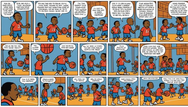 Les règles du basket expliquées en bande dessinée